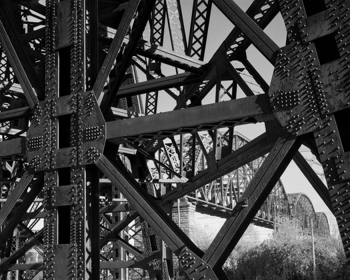 Approaches to the MacArther Bridge 13, Chouteaus's Landing, 2023