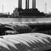 Barges, Cahokia Power Plant 2, Chouteau's Landing, 2023