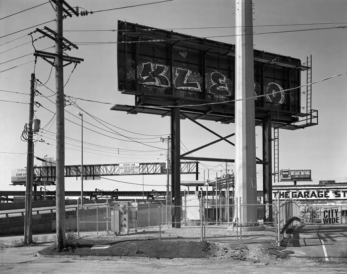 Billboard, High Voltage Pole, I-55, Chouteau's Landing, 2024