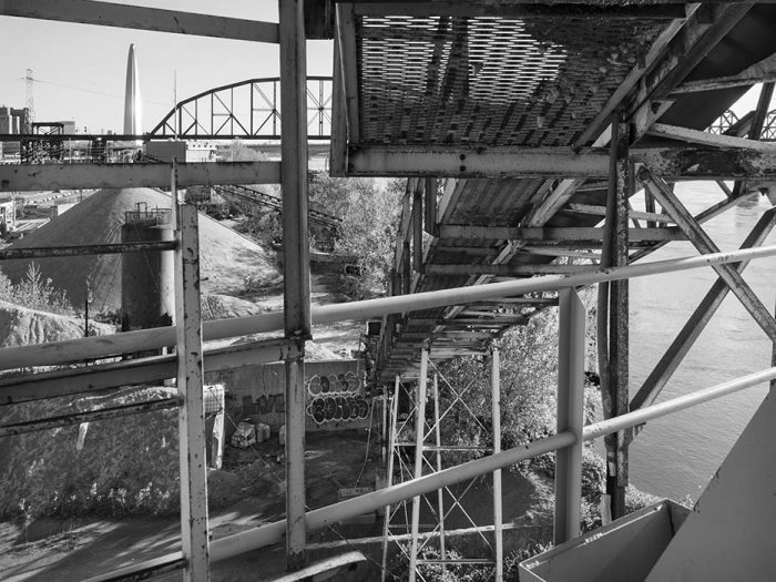 Chouteau's Landing From an Abandoned Cement Plant, 2023