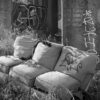 Discarded Sofa, Trash, Chouteau's Landing, 2023