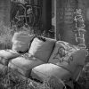 Discarded Sofa, Trash, Chouteau's Landing, 2023