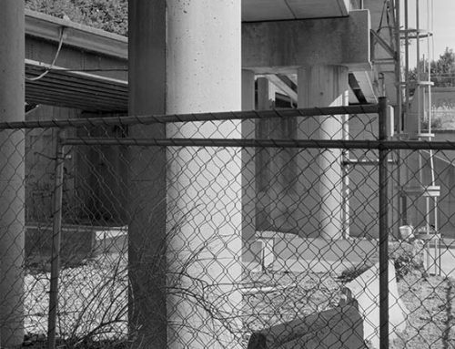Elevated Railline Under the Poplar Street Bridge, Chouteau’s Landing, 2024