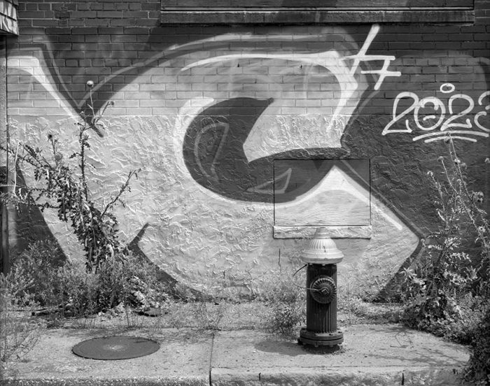 Graffiti, Fire Hydrant, Chouteau's Landing, 2024