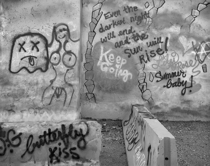 Grafitti Wall, Chouteau's Landing, 2024
