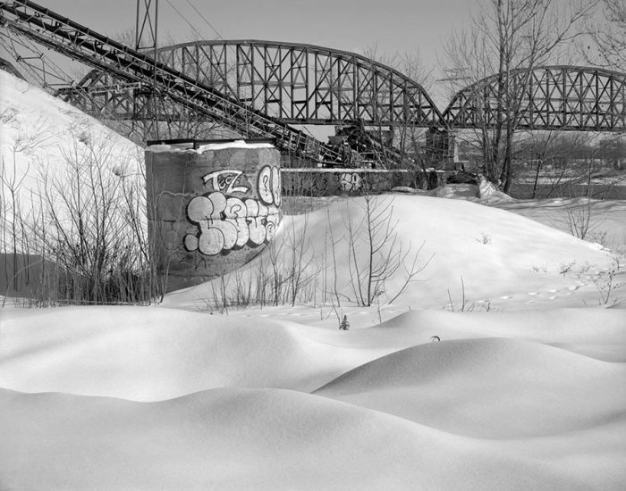 MacArthur Bridge, Fresh Snow, Chouteau's Landing, 2025