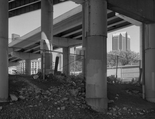 Metropolitain Square Building From Beneath the Poplar Street Bridge, 2024