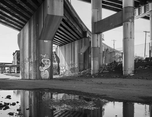 Poplar Street Bridge, Elevated Railway, Reflection, Chouteau’s Landing, 2024