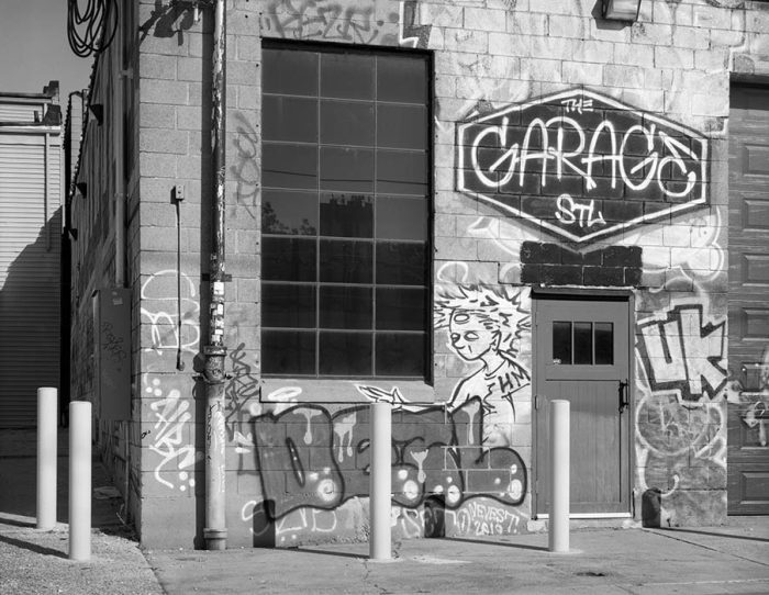 The Garage, Chouteau's Landing, 2024