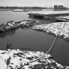 Wreck of the U.S.S. Inaugural, Barges, Winter, 2024