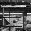 Elevated Railway, Flood Wall, Homeless Encampment, Laclede's Landing, 2024