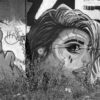 Grafitti Wall, Back Side, Chouteau's Landing, 2023