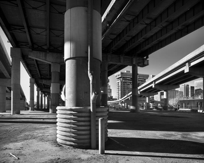 Approaches to the Poplar Street Bridge, Chouteau’s Landing, 2023
