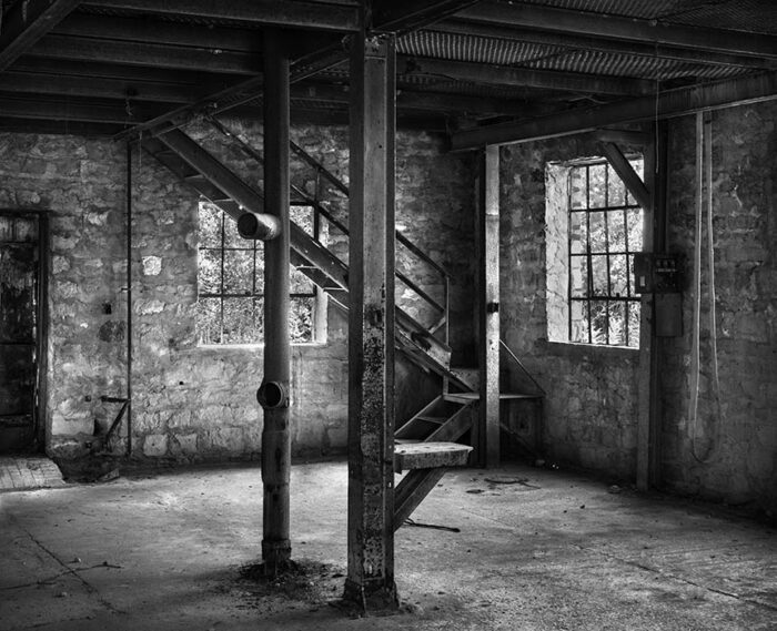 Abandoned Power Plant 3, Limestone Quarry, Old Valmeyer, Illinois, 2024