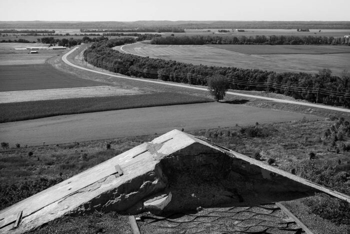 Apex, Miles Family Tomb, Eagle Cliff Cemetery, Flood Plain of the Mississippi, Monroe County, Illinois, 2024