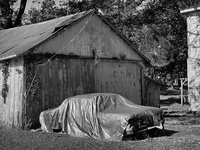 Car Under Tarp, Venedy, Illinois, 2024