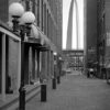 First Street Alley and the Arch, Laclede's Landing, 1989