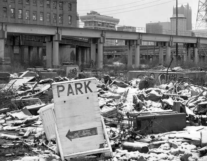 Garbage Dump, Winter, Chouteau's Landing, 2022
