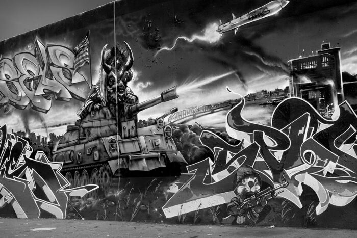 Graffiti Wall, Chouteau's Landing, 2024
