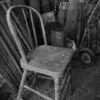 Old Chair, Grain Elevator, Montgomery County, Illinois, 2025