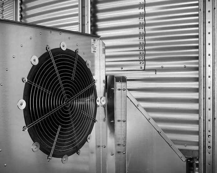 Ventilation Fan, Grain Silos, Clinton County, Illinois, 2024