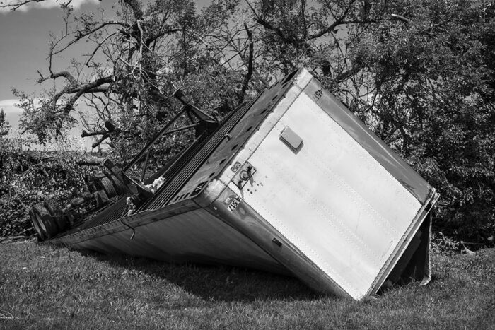 Overturned Trailer, North St. Louis, 2025
