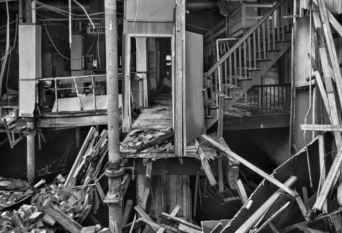 Damaged Business, Flooded Basement, North St. Louis, 2025