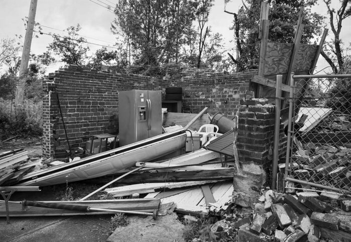 Demolished Garage, North St. Louis, 2025