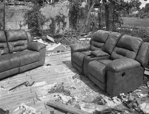 Living Room Scene, Demolished Home, North St. Louis, 2025