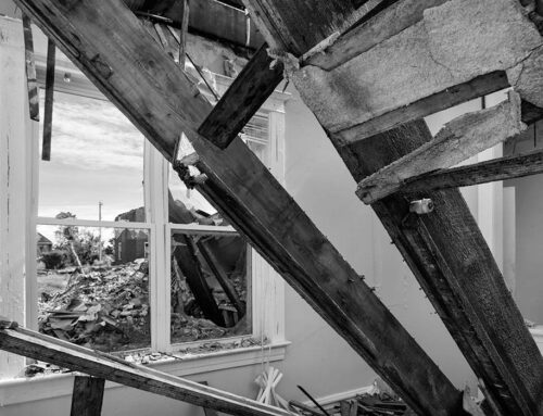 Living Room, Tornado Damaged Home 2, North St. Louis, 2025